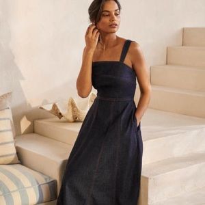 Boden Virginie Denim Dress - Dark Denim size 2